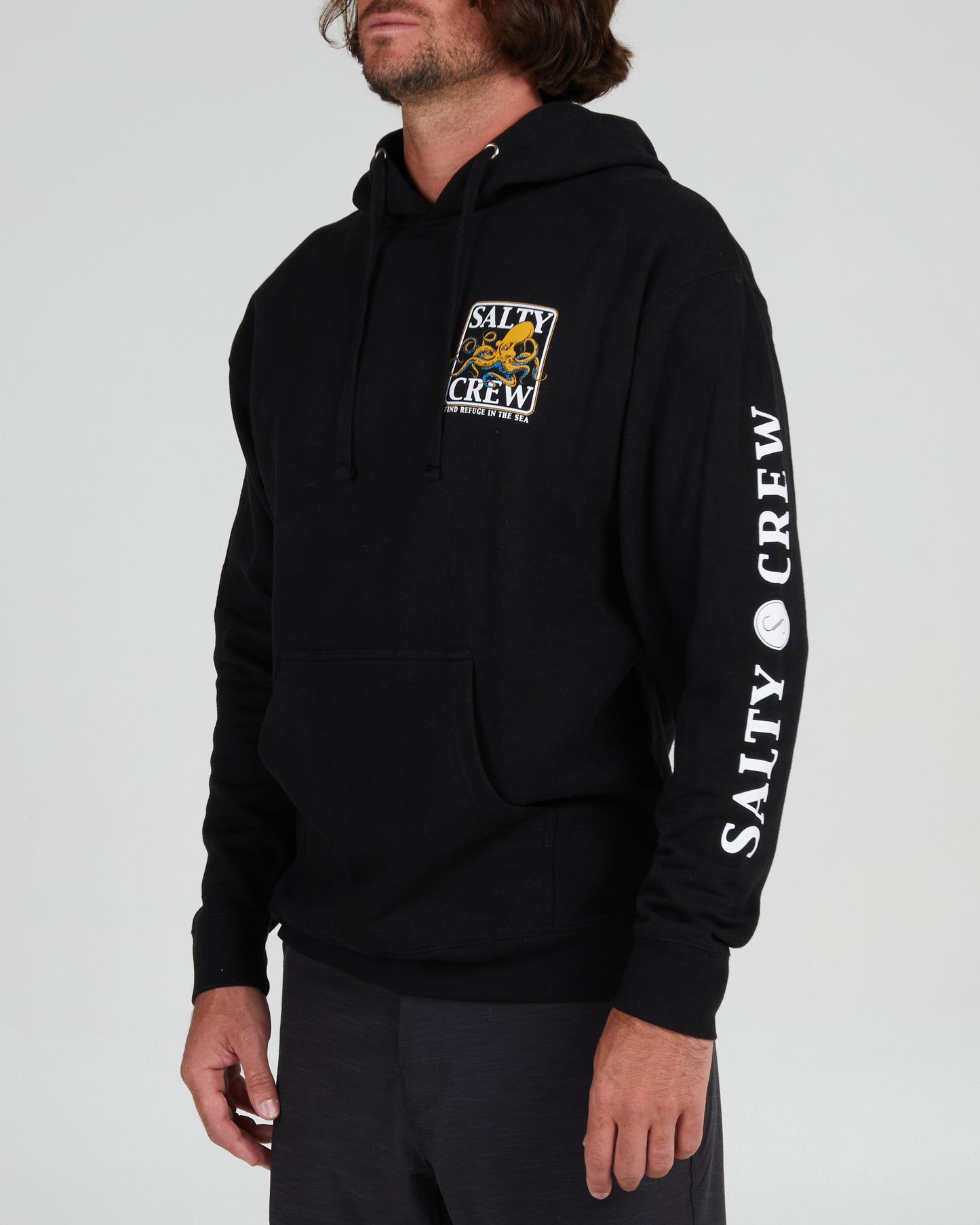 INK SLINGER FLEECE - Black