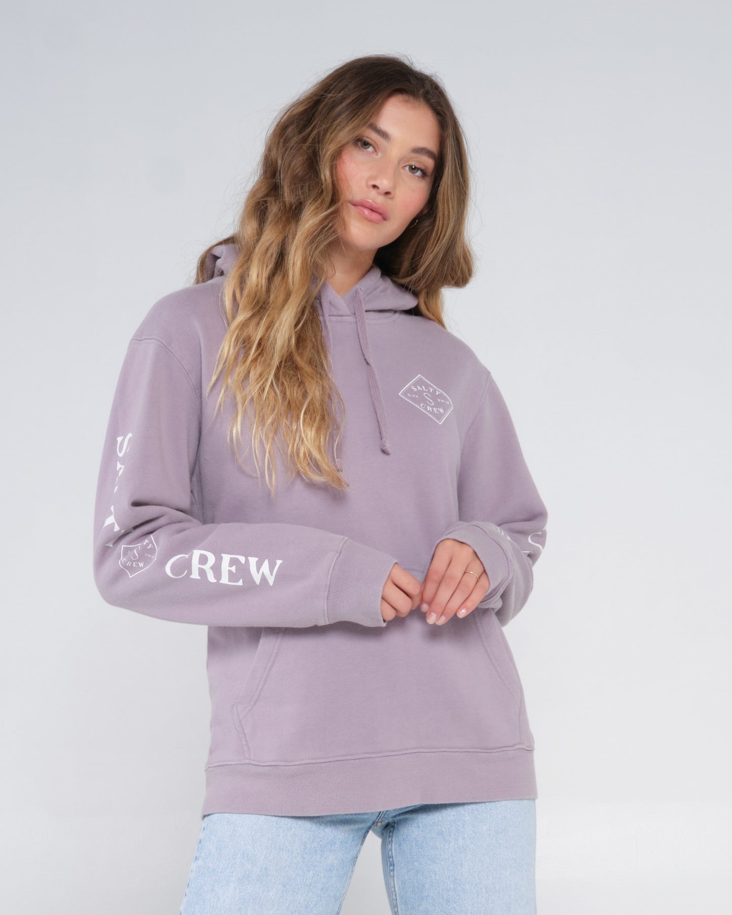 TIPPET PREMIUM HOODY - Lavender Stone