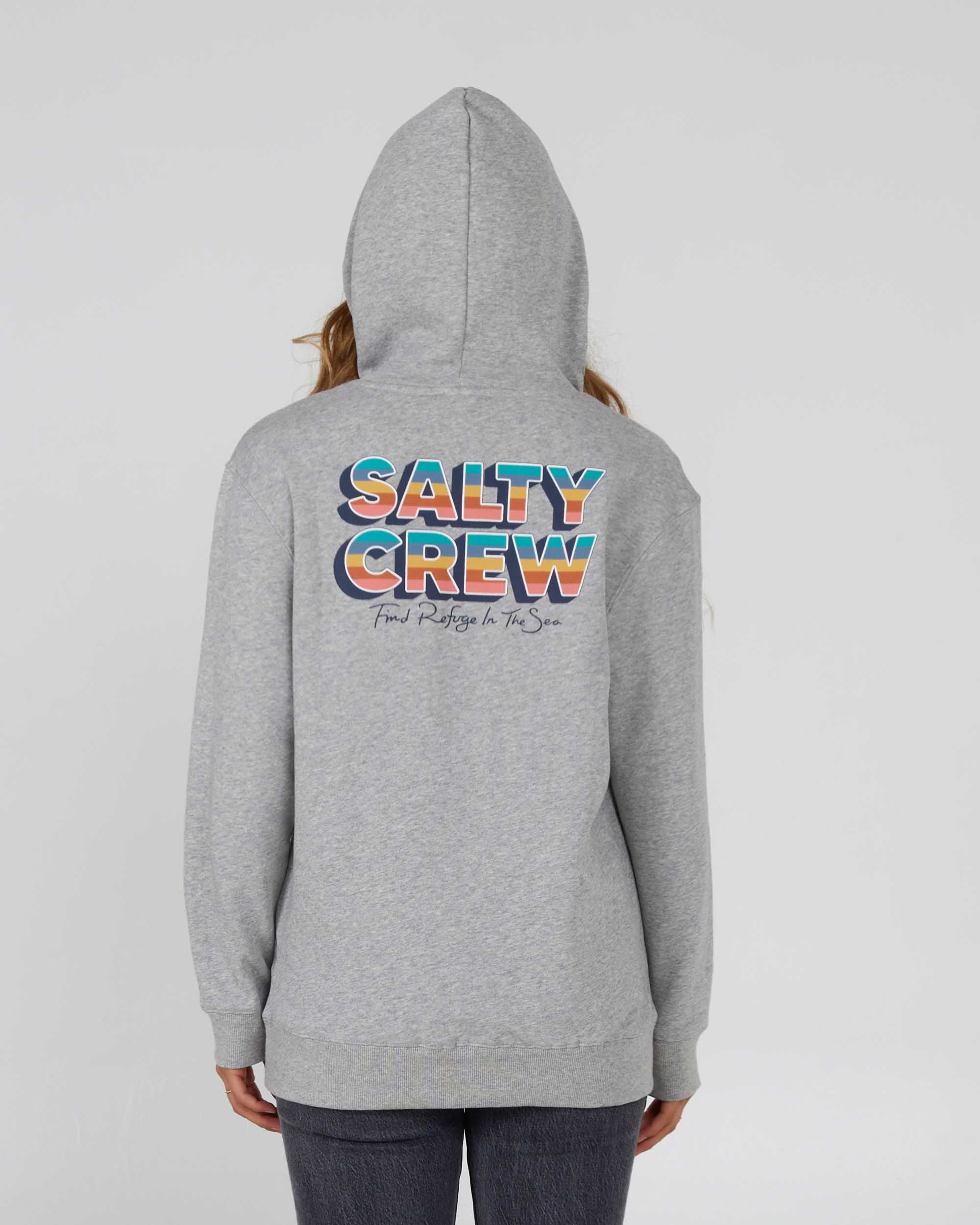 grey salty crew hoodie