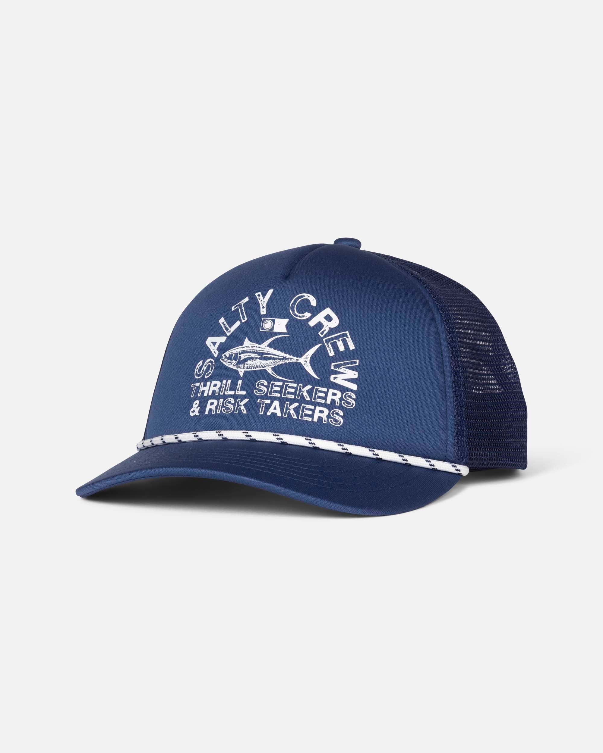 Pitstop Trucker Cap - Bright Navy | Salty Crew Australia