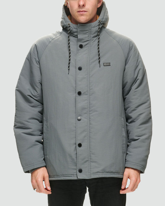 Long Shore Parka Jacket - Dark Slate