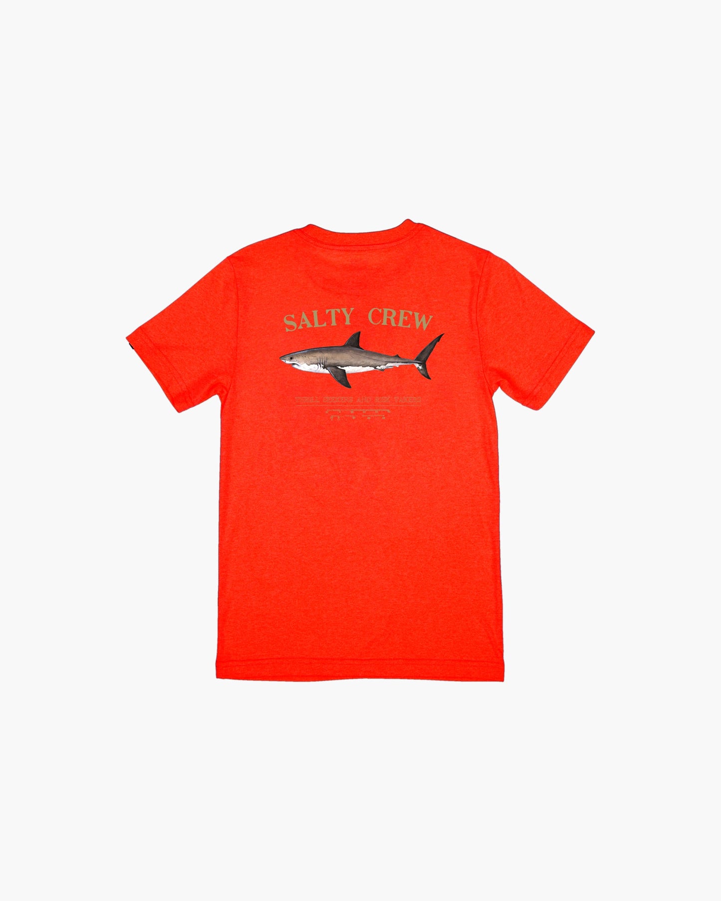 Bruce Boys S/S Tee - Red Heather - Salty Crew Australia