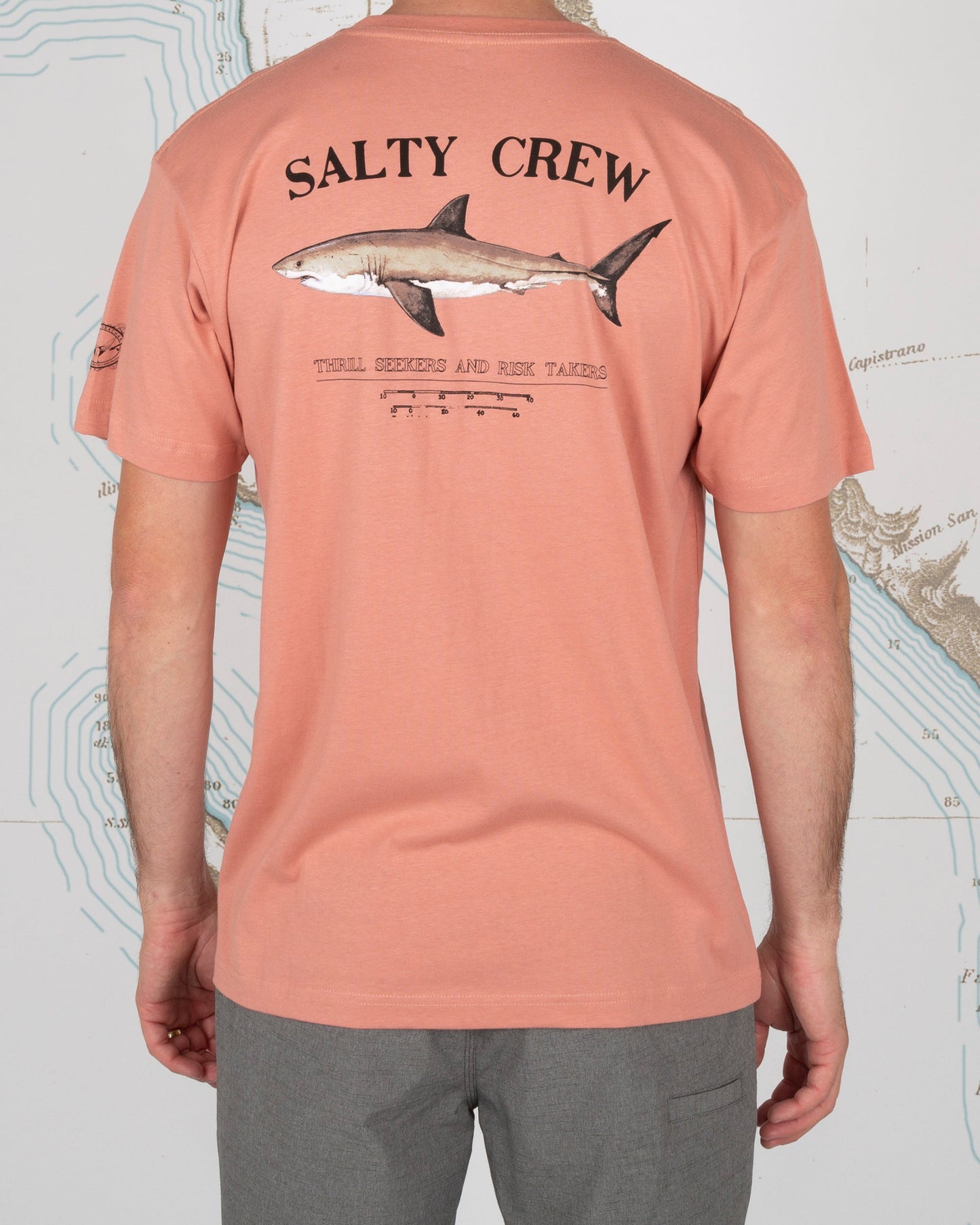 Bruce Premium S/S Tee - Coral