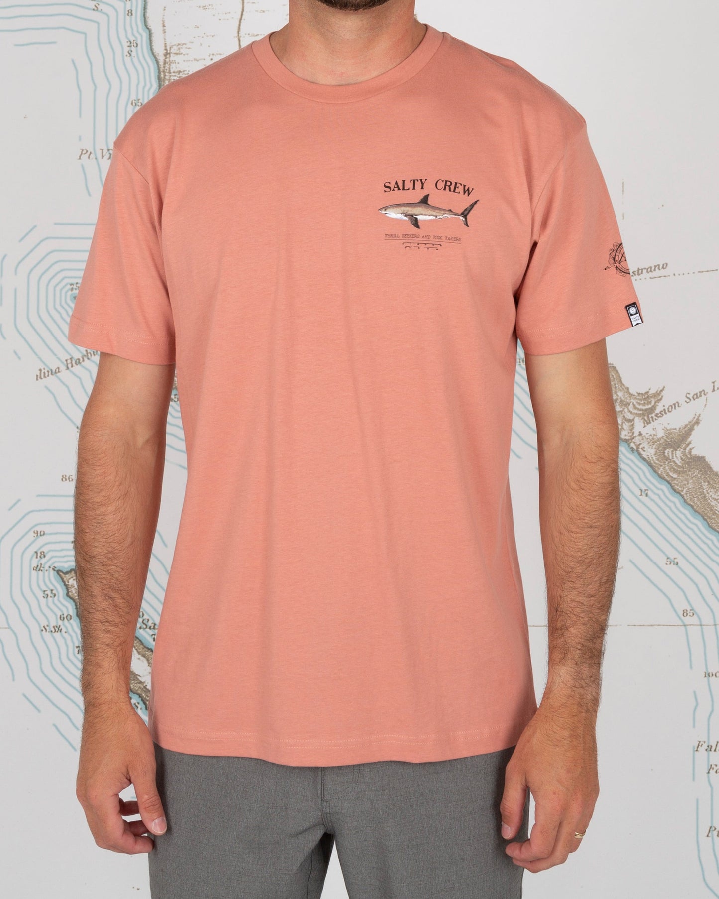 Bruce Premium S/S Tee - Coral