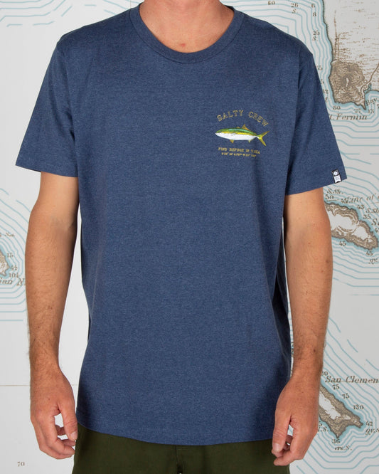 Mossback S/S Tee - Navy Heather