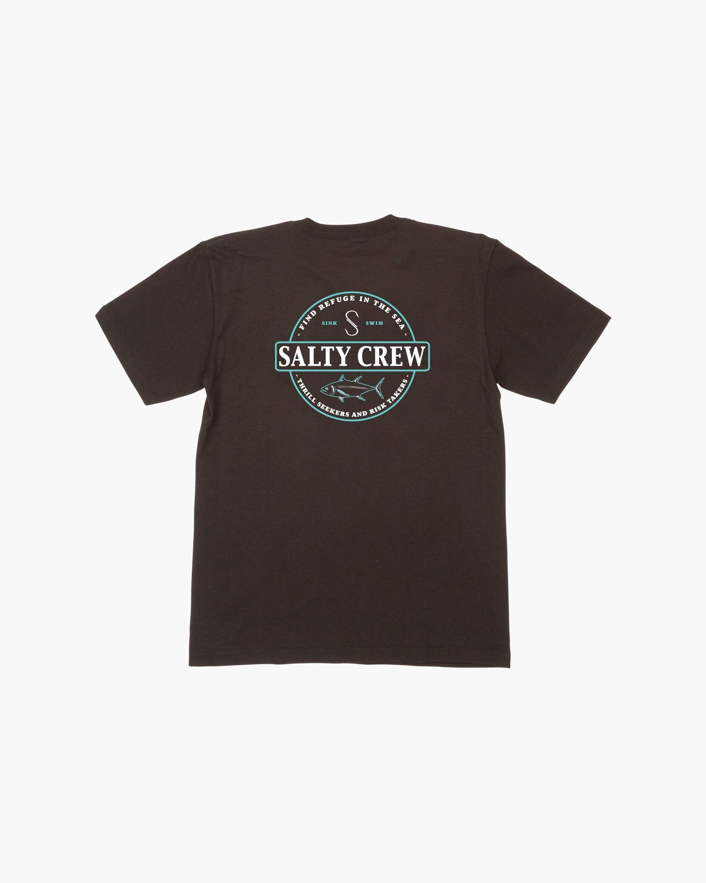 DEEP SEA S/S BOYS TEE - Black - Salty Crew Australia
