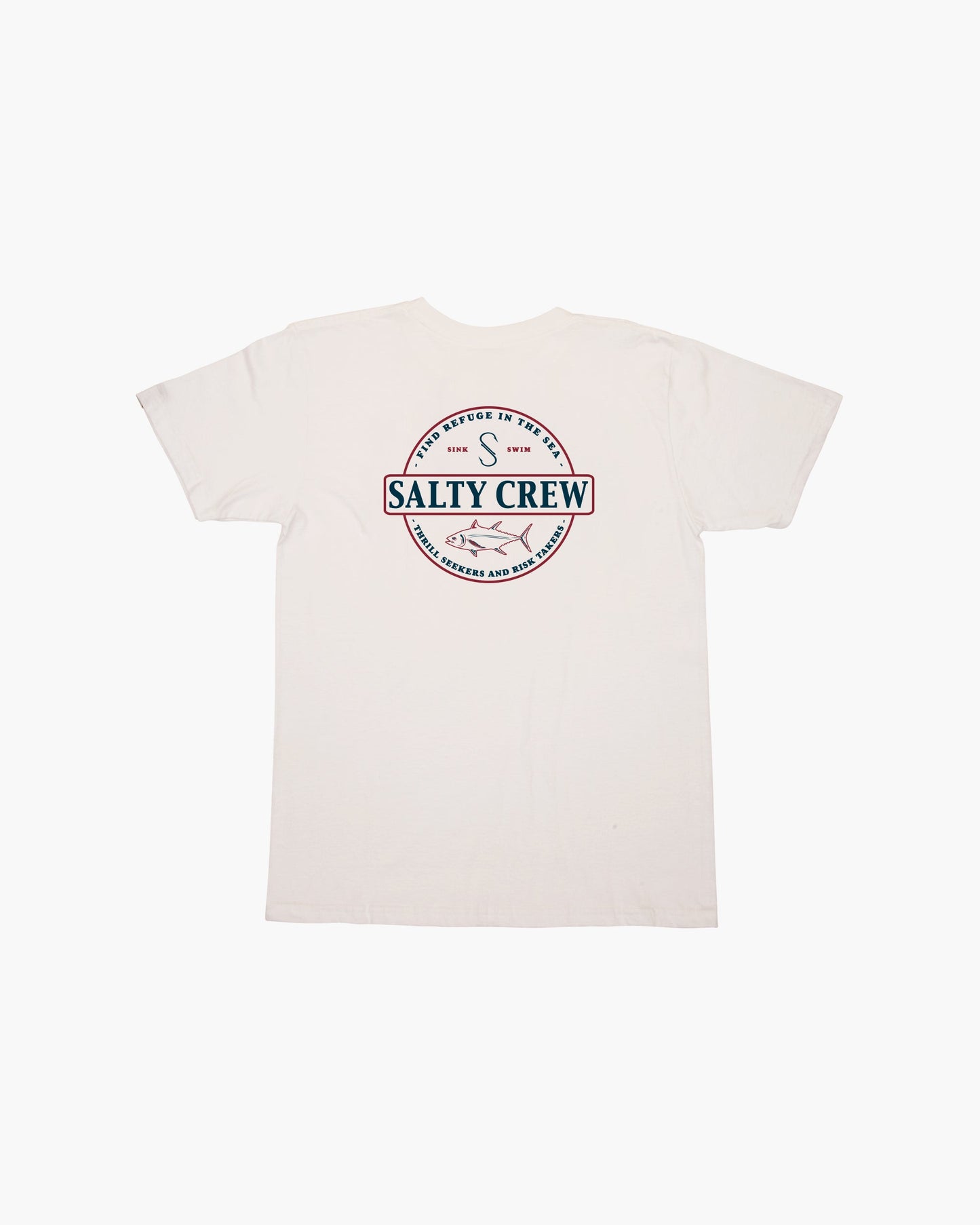 DEEP SEA S/S BOYS TEE - White - Salty Crew Australia