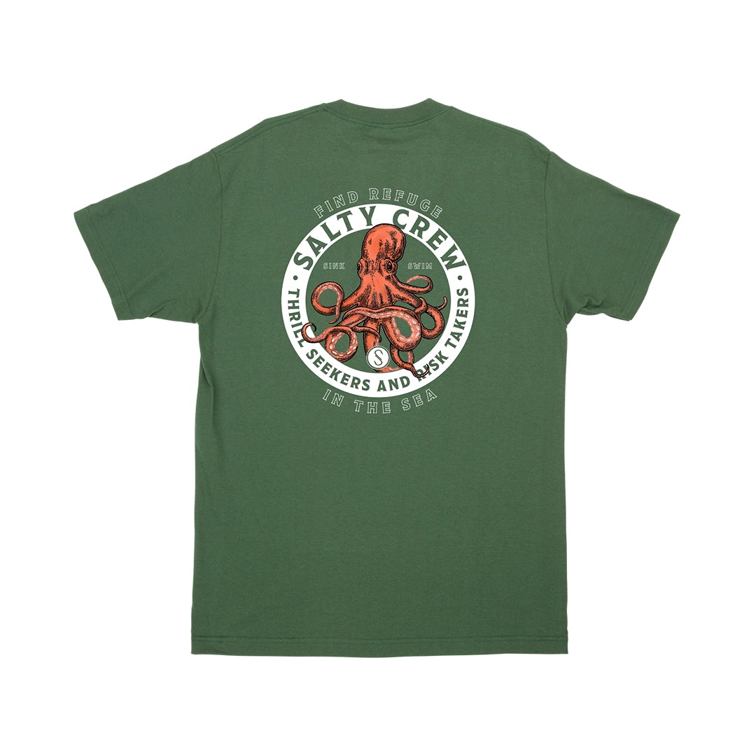 Deep Reach S/S Tee - Spruce - Salty Crew Australia