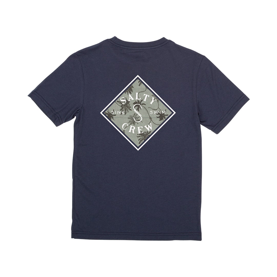 TIPPET REFUGE BOYS S/S TEE - NAVY - Salty Crew Australia