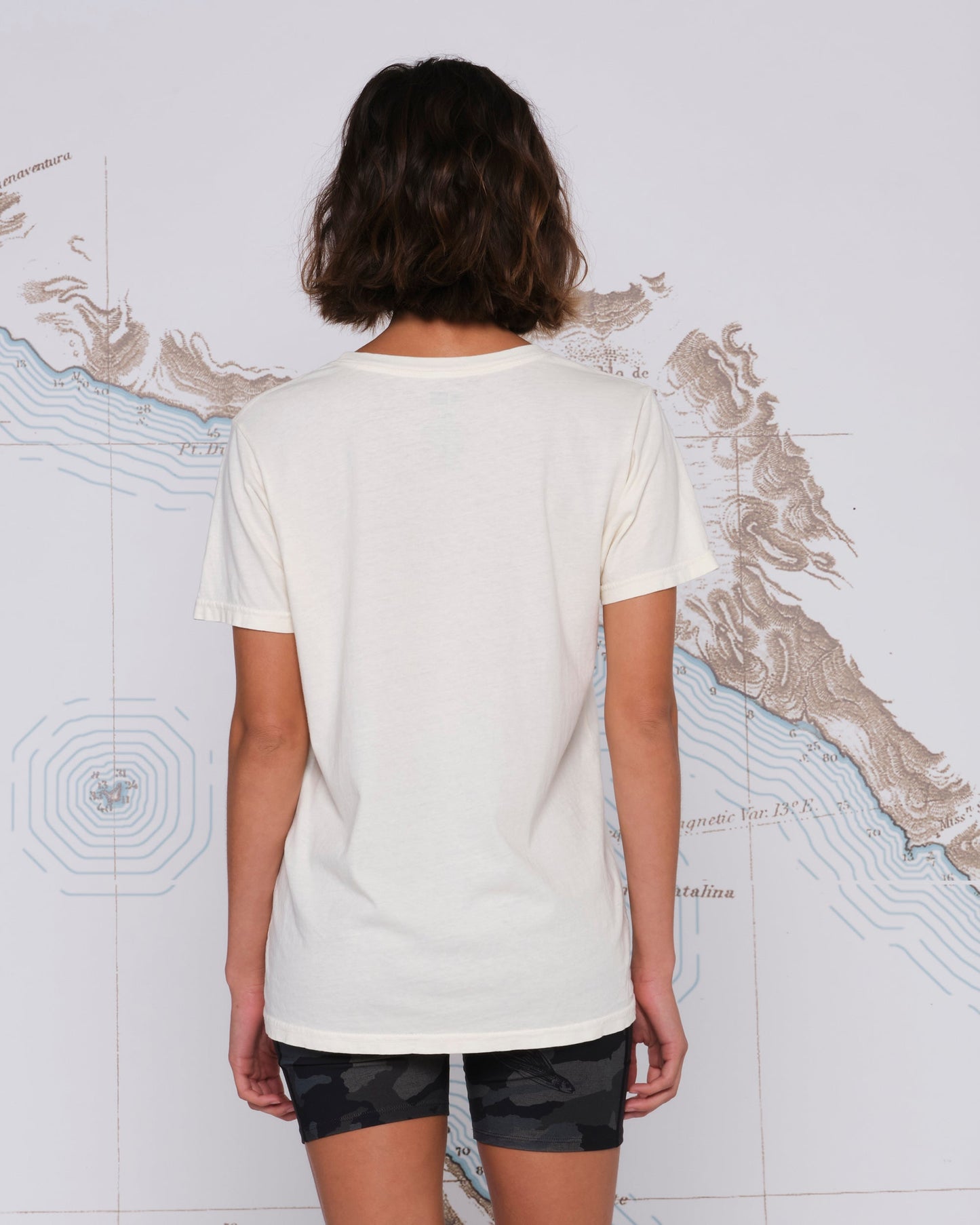 SCRIPTED BOYFRIEND TEE - Bone