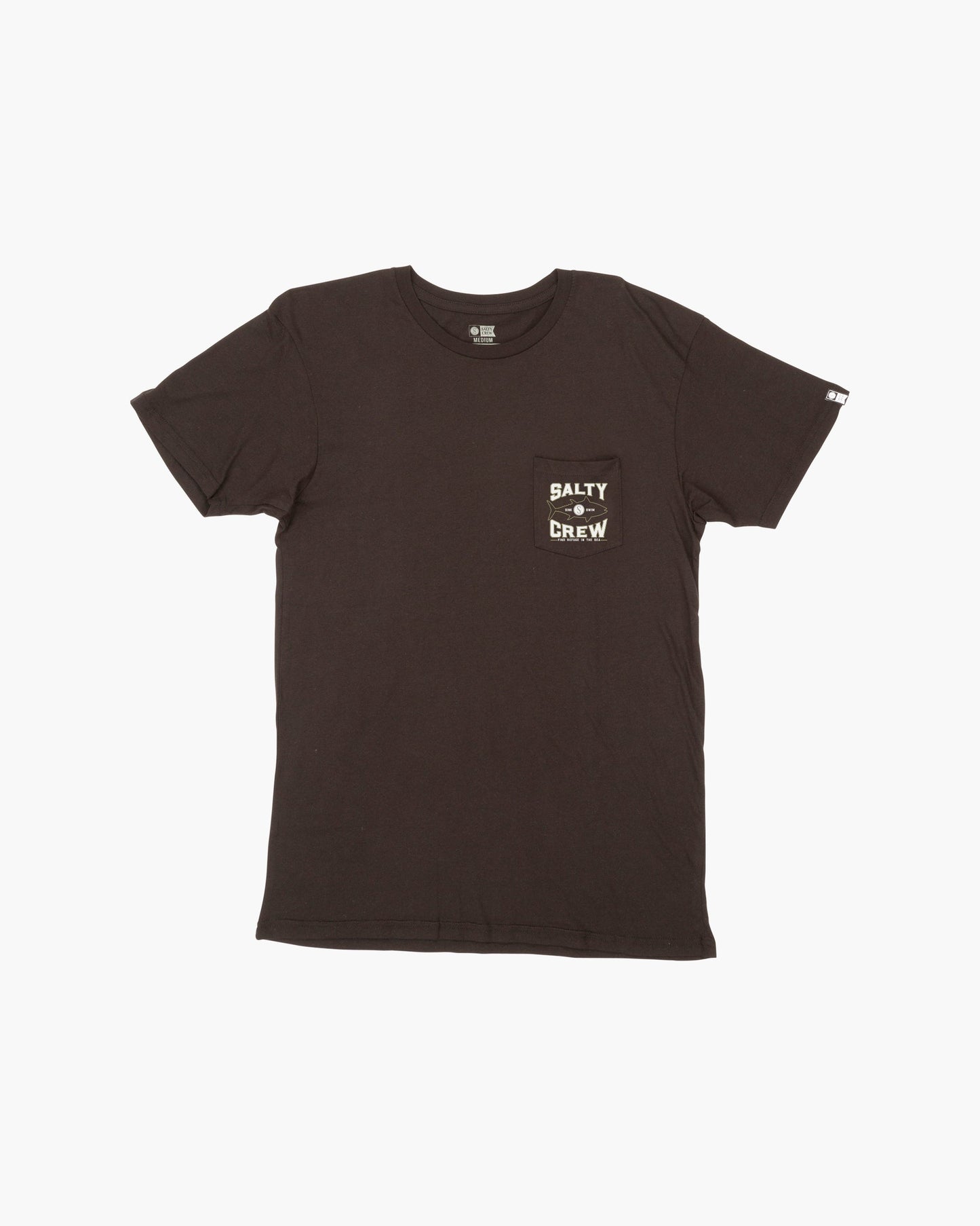 TIGHT LINES POCKET S/S TEE - Black