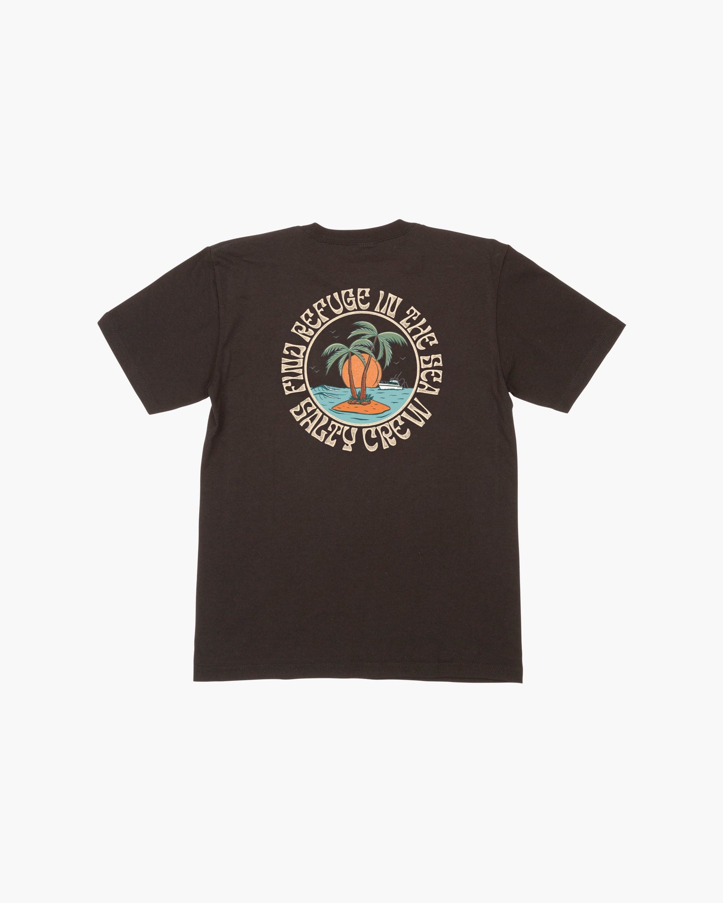 DOS PALMS BOYS S/S TEE - Black