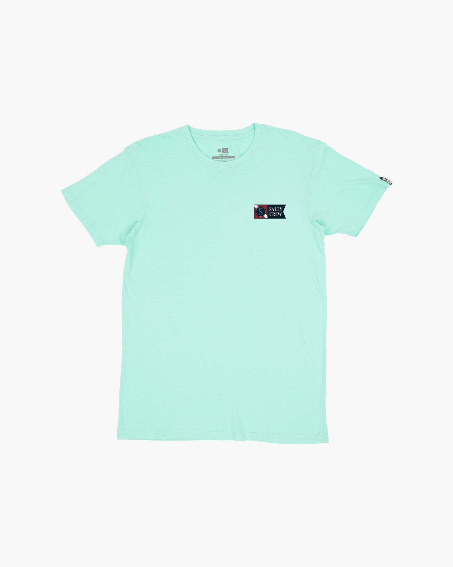 SURFACE PREMIUM S/S TEE - Sea Foam