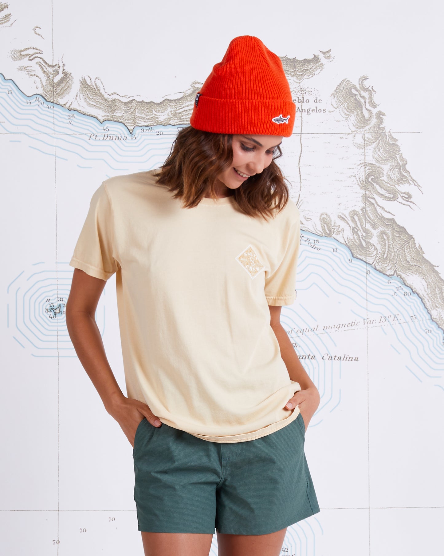 TIPPET FILL BOYFRIEND TEE - Dusty Gold