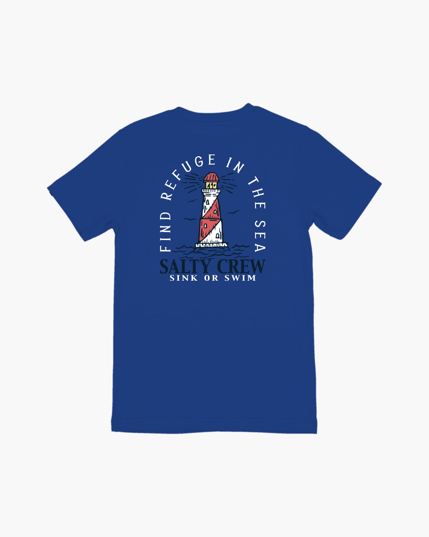 OUTERBANKS BOYS S/S TEE - Royal