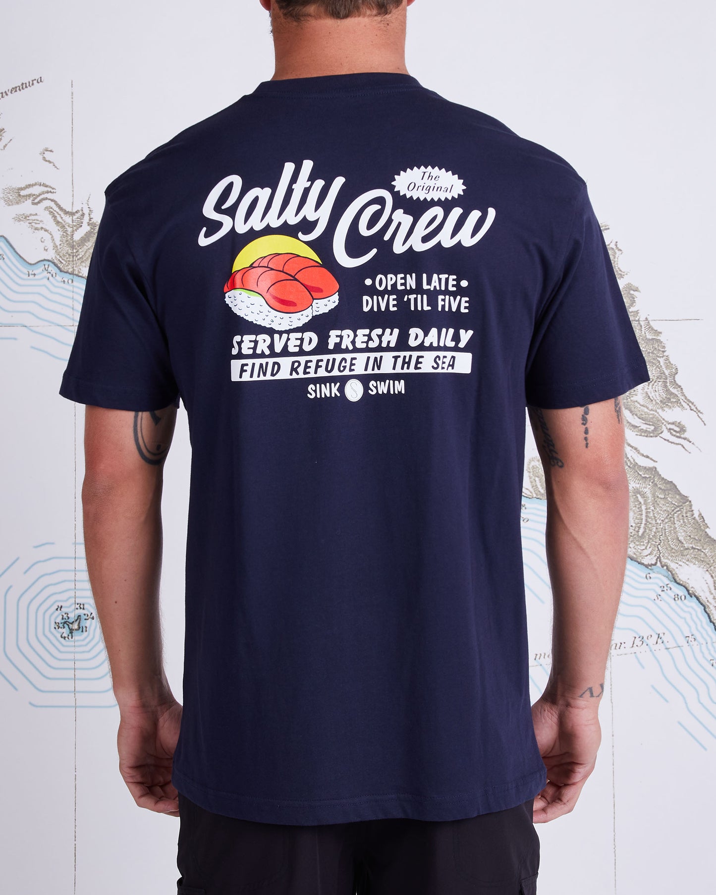 TORO PREMIUM S/S TEE - Navy