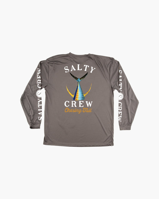 Tailed Long Sleeve Sunshirt - Charcoal