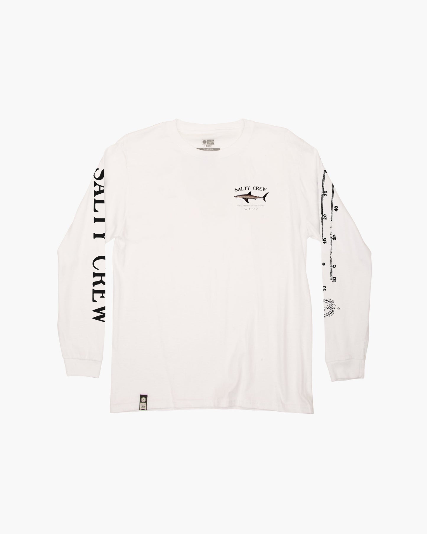 Bruce Boys L/S Tee - White