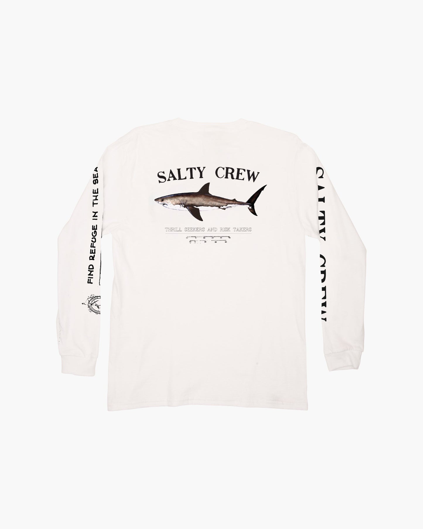 Bruce Boys L/S Tee - White
