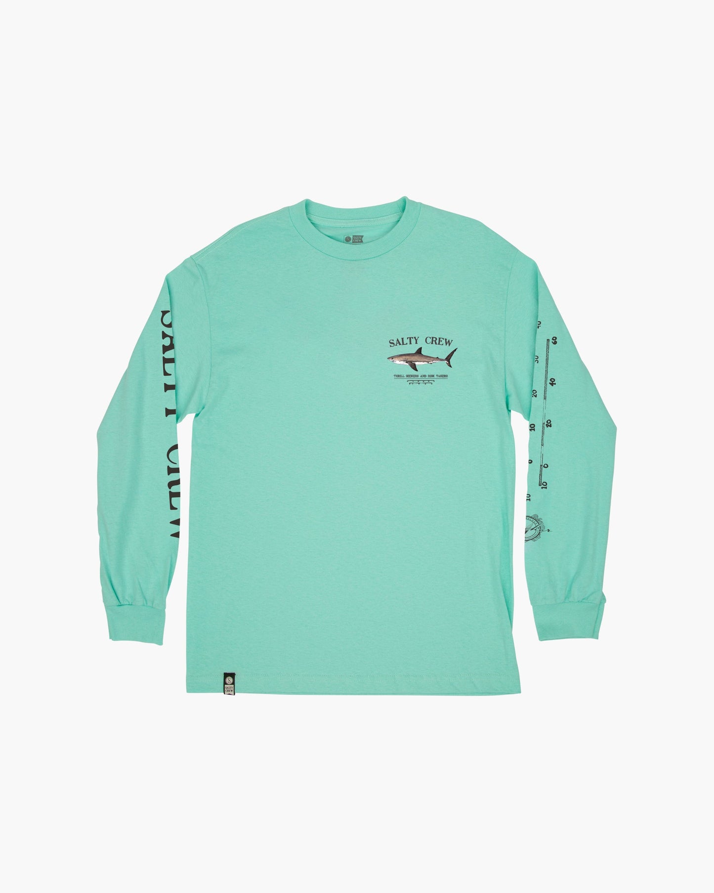 Bruce L/S Tee - Sea Foam - Salty Crew Australia