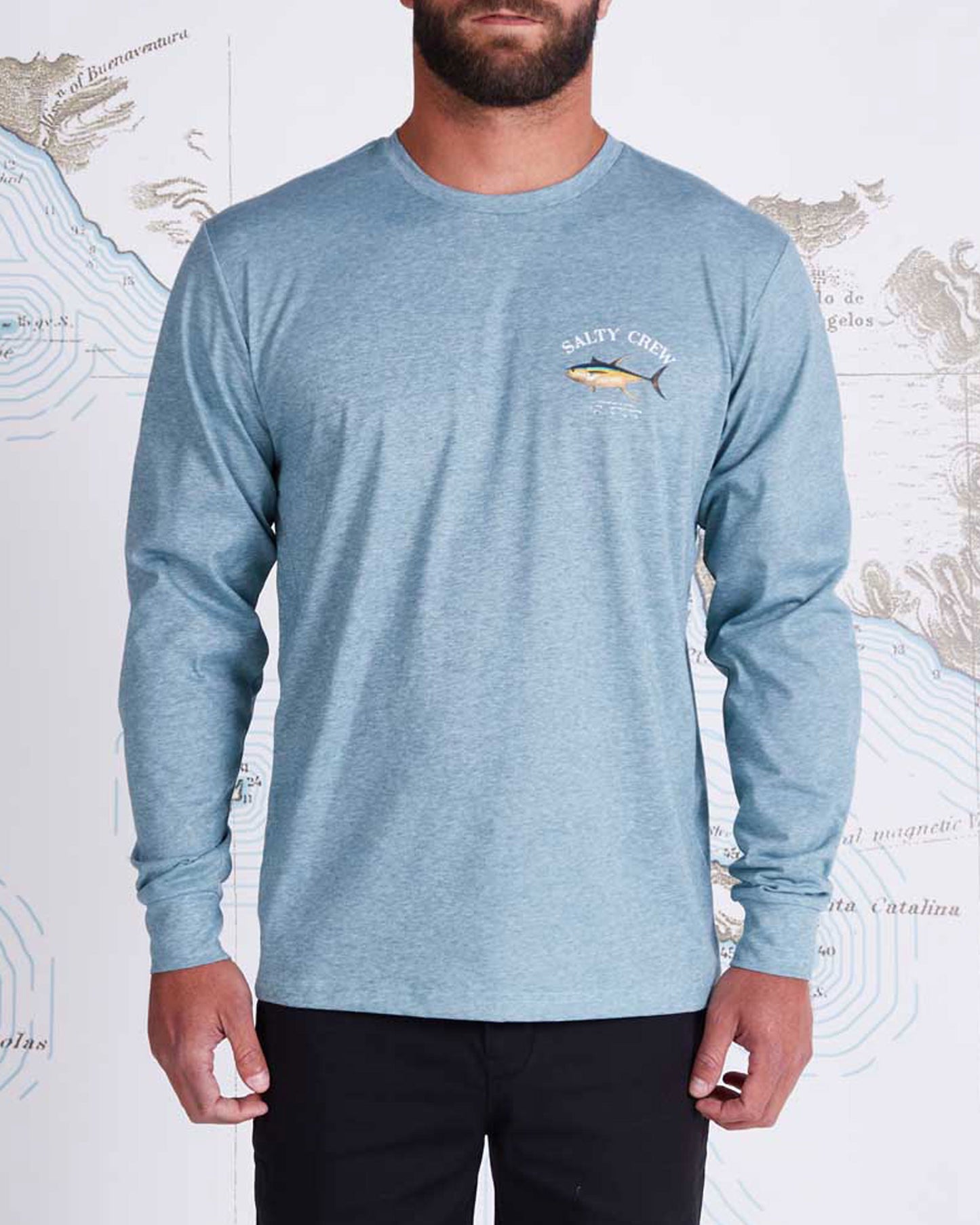 Ahi Mount Tech LS Tee - Teal