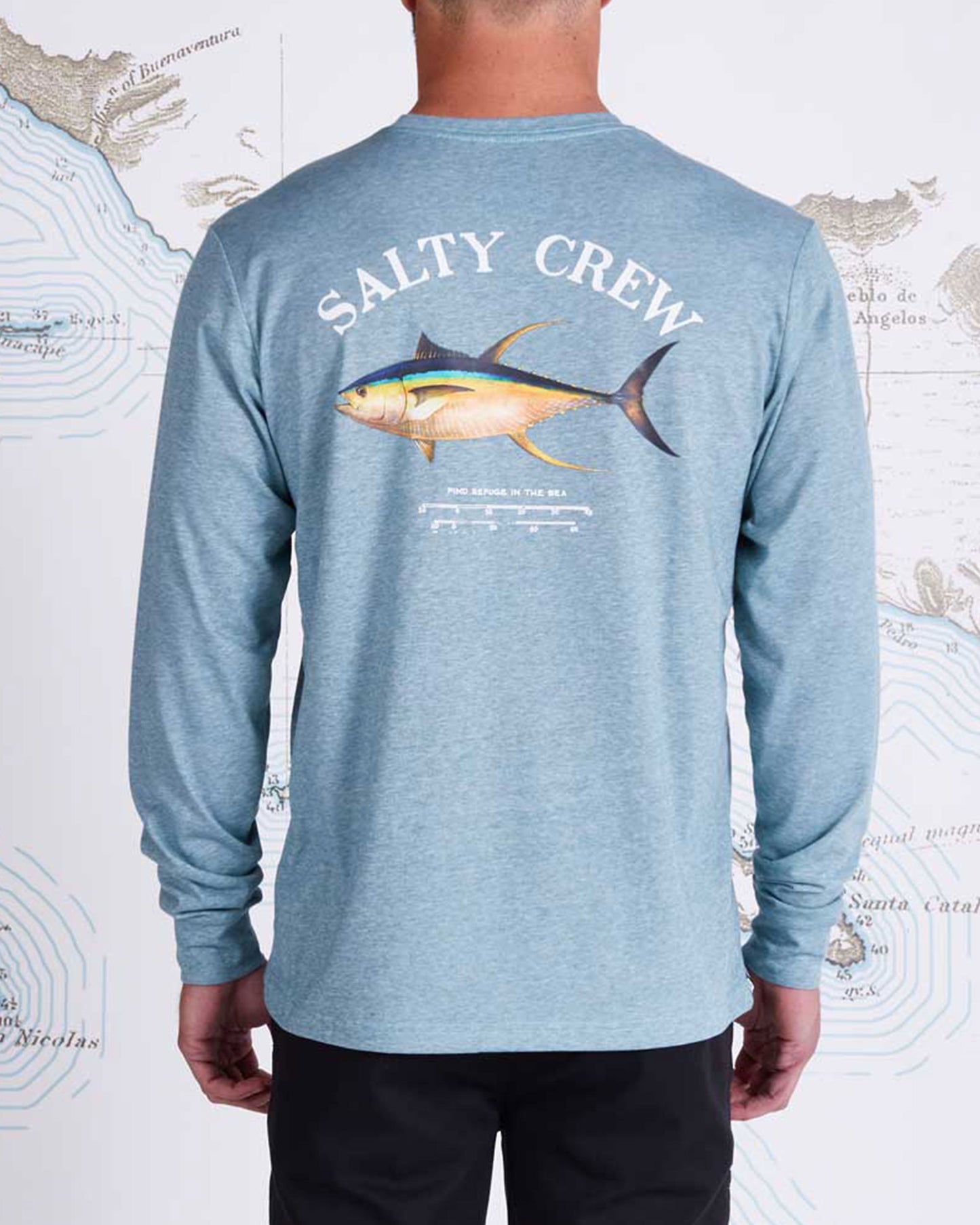 Ahi Mount Tech LS Tee - Teal
