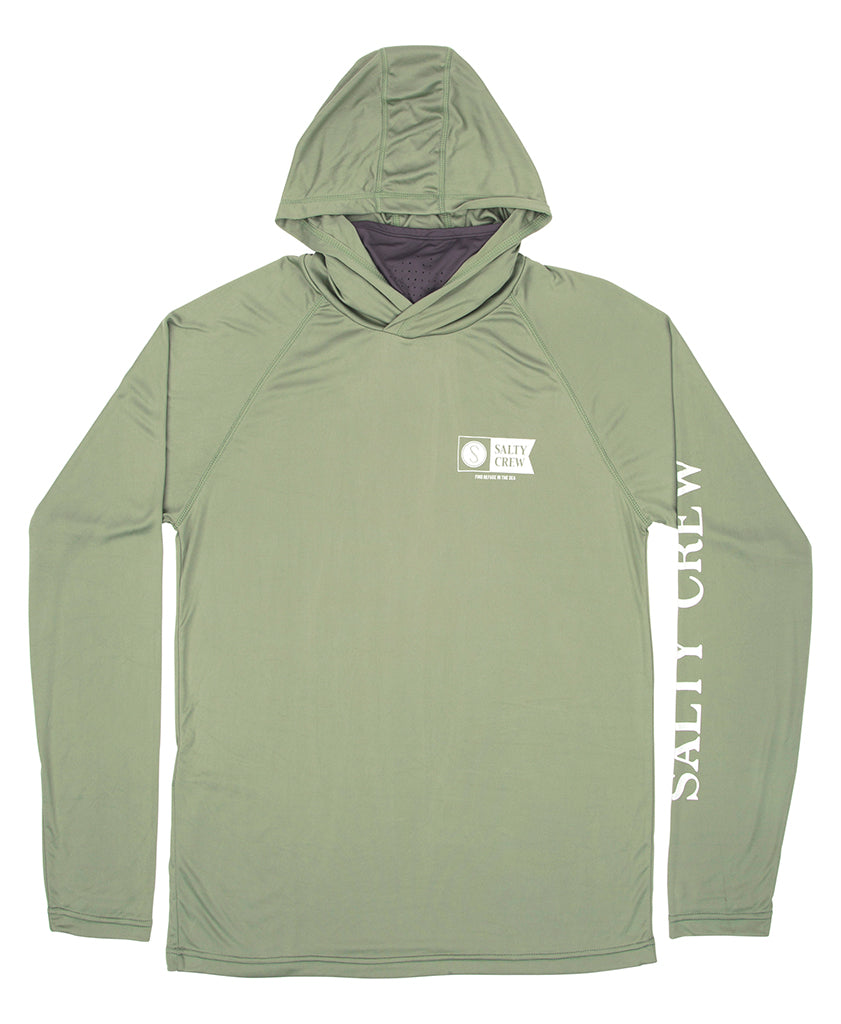 Alpha Pinnacle Tech Hood Mask Tech Shirts - Salty Crew Australia