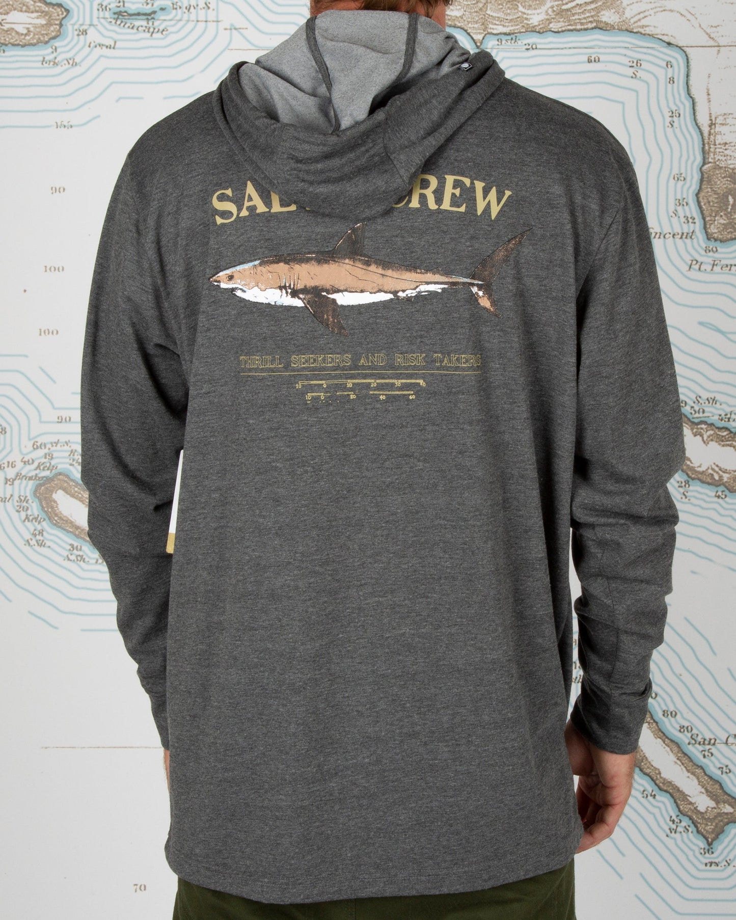 Bruce Hood Tech Tee - Charcoal