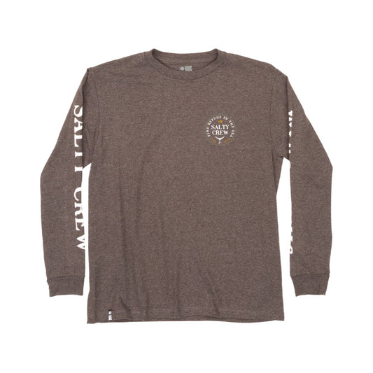 Fathom L/S Boys Tee - Charcoal Heather