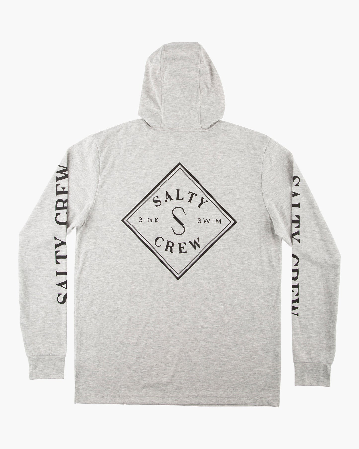 TIPPET POCKET HOOD TECH TEE - Athletic Heather