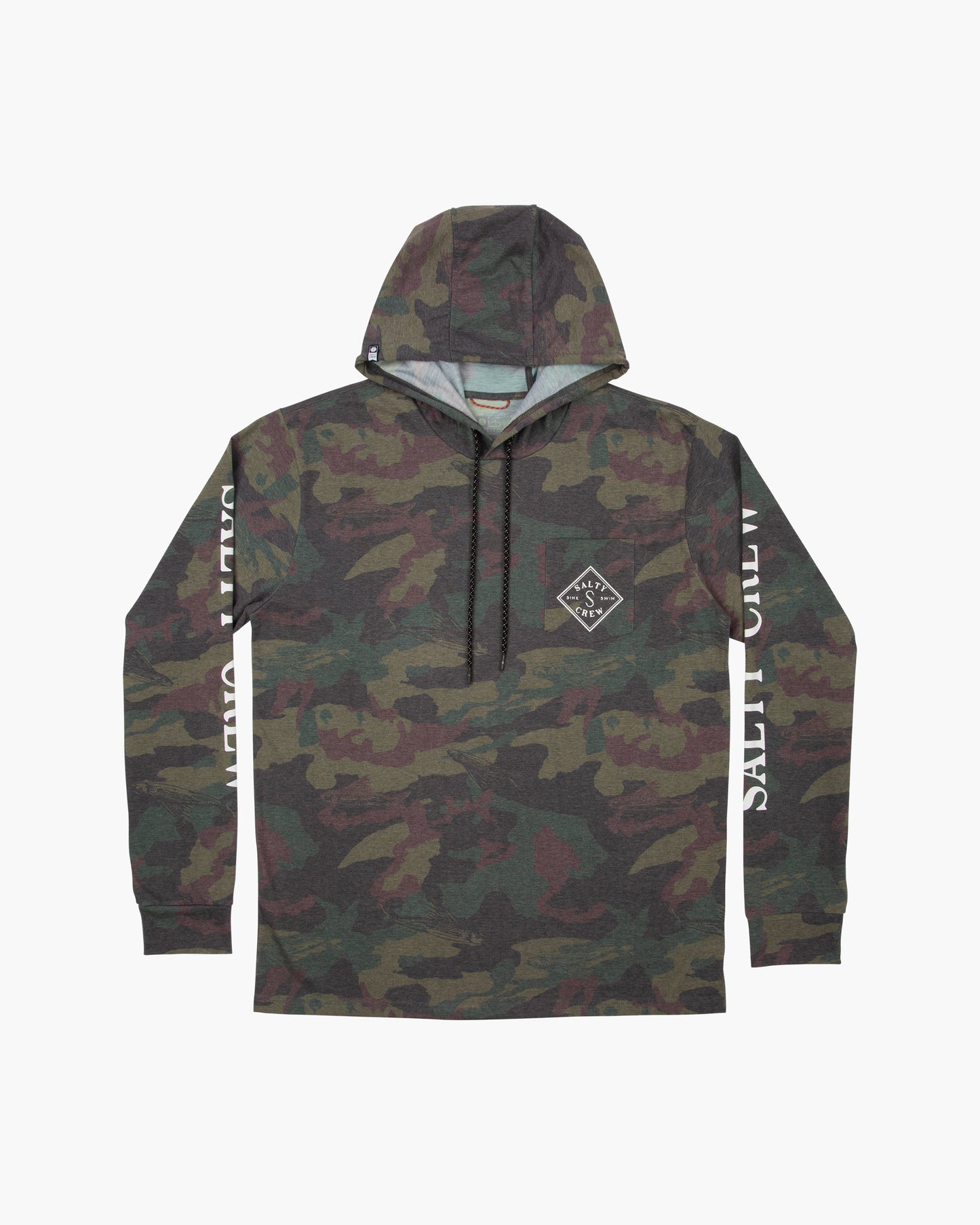 TIPPET POCKET HOOD TECH TEE - Camo