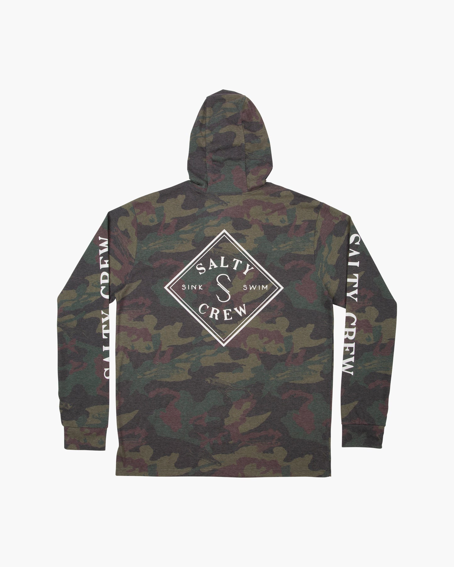 TIPPET POCKET HOOD TECH TEE - Camo