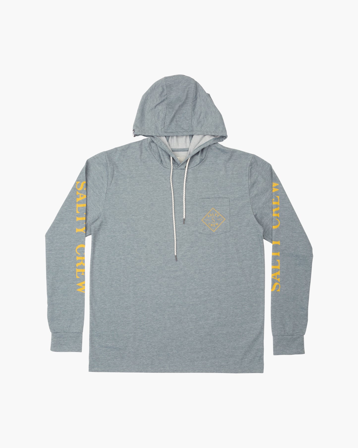 TIPPET POCKET HOOD TECH TEE - Blue