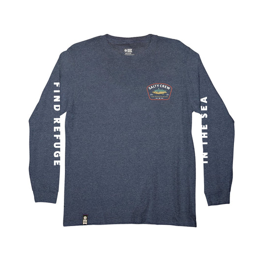 CREATURE L/S BOYS TEE - Navy Heather