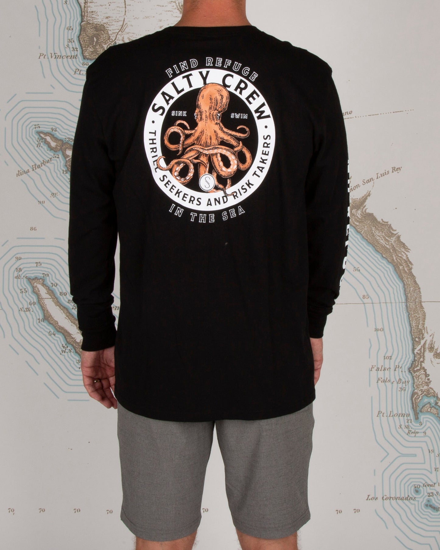 Deep Reach L/S Tee - Black