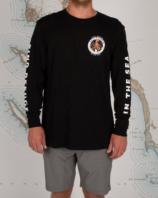 Deep Reach L/S Tee - Black