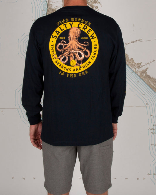 Deep Reach L/S Tee - Navy