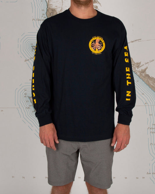 Deep Reach L/S Tee - Navy