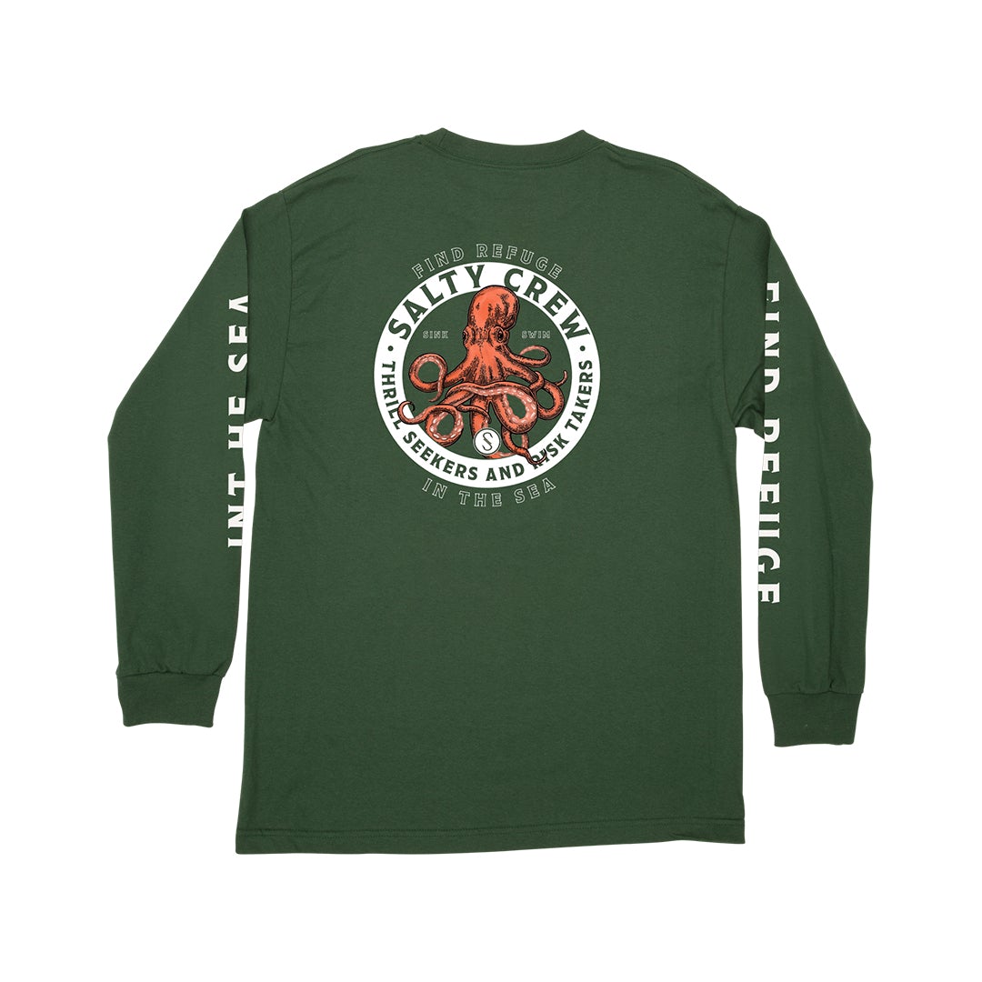 Deep Reach L/S Tee - Spruce