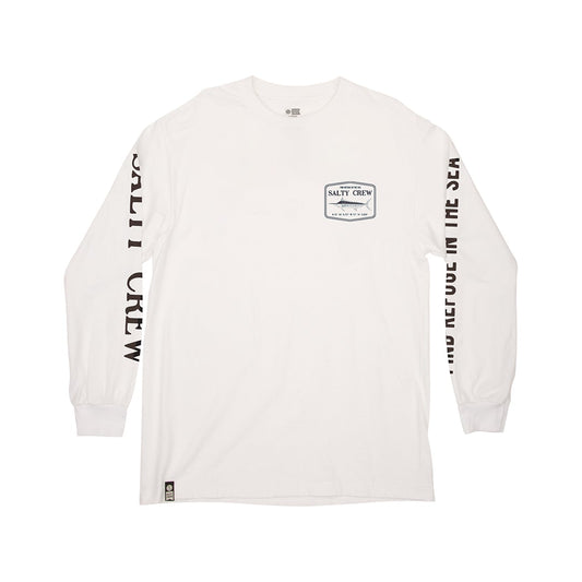 Stealth L/S Tee - White