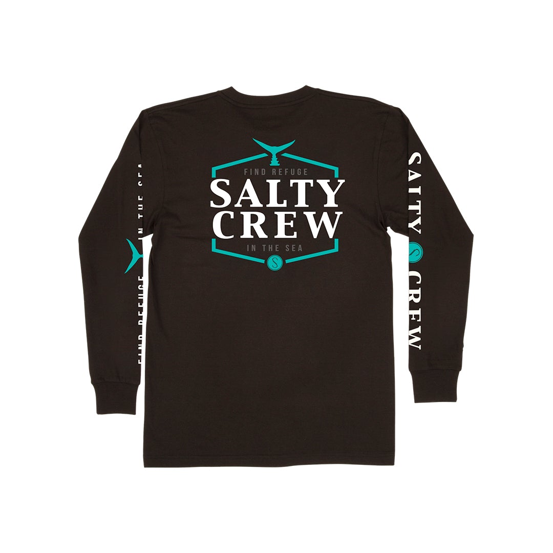 SKIPJACK PREMIUM L/S TEE - BLACK