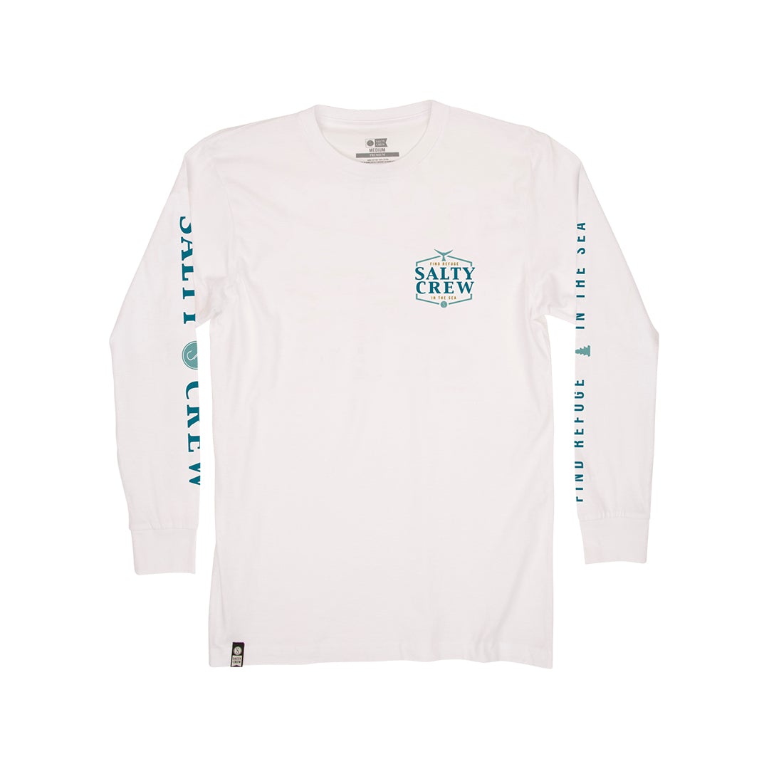SKIPJACK PREMIUM L/S TEE - WHITE