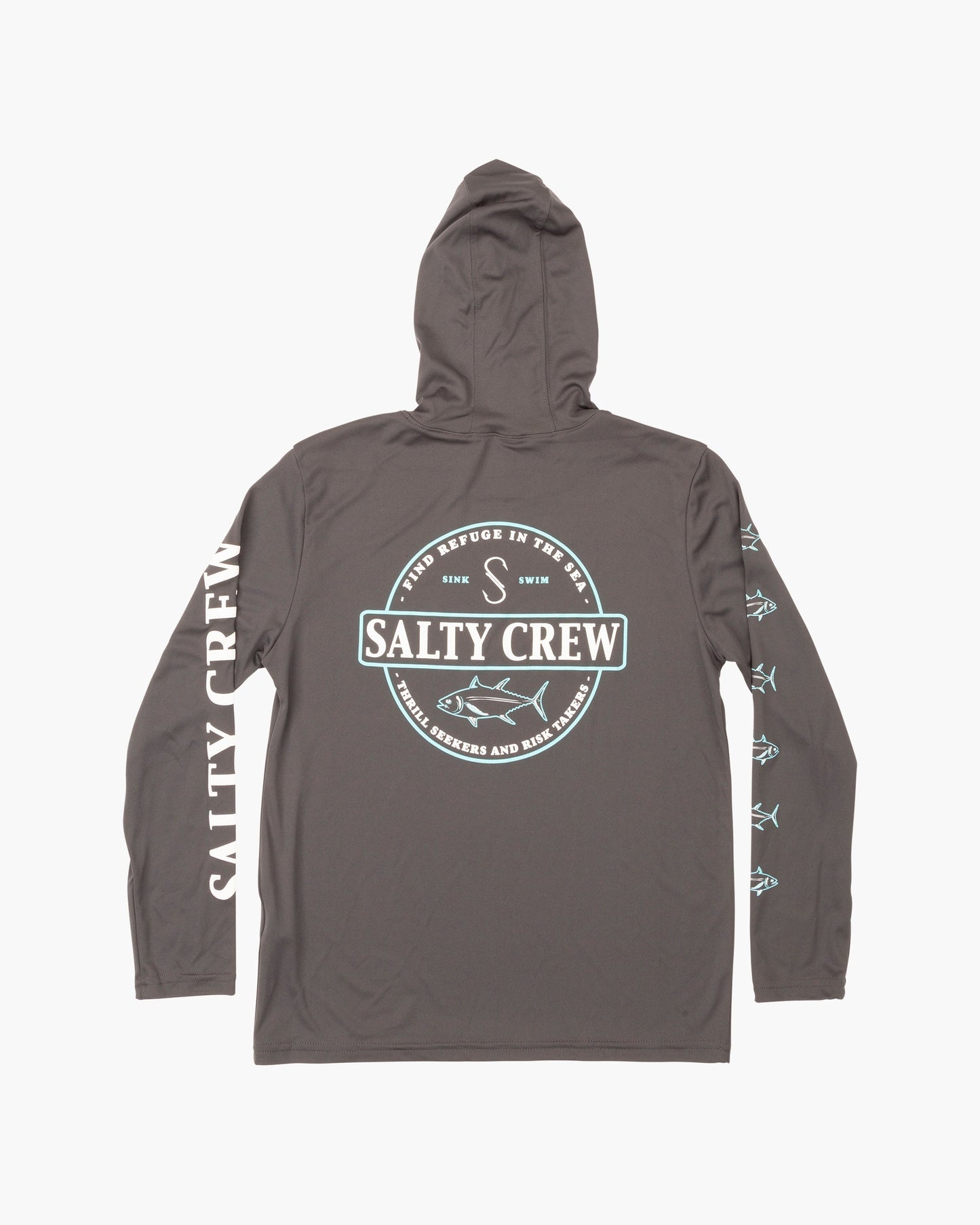 DEEP SEA BOYS TECH HOOD - CHARCOAL