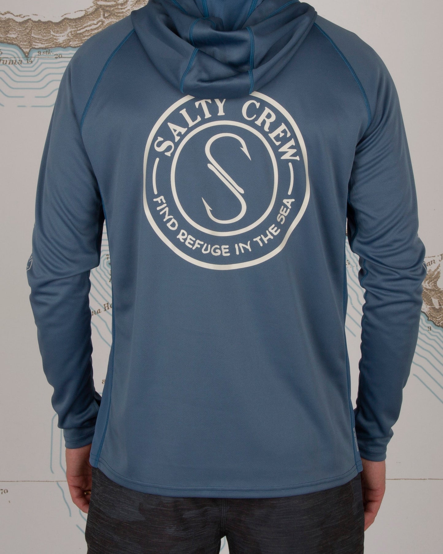 PALOMAR PINNACLE + HOOD - Harbor Blue - Salty Crew Australia