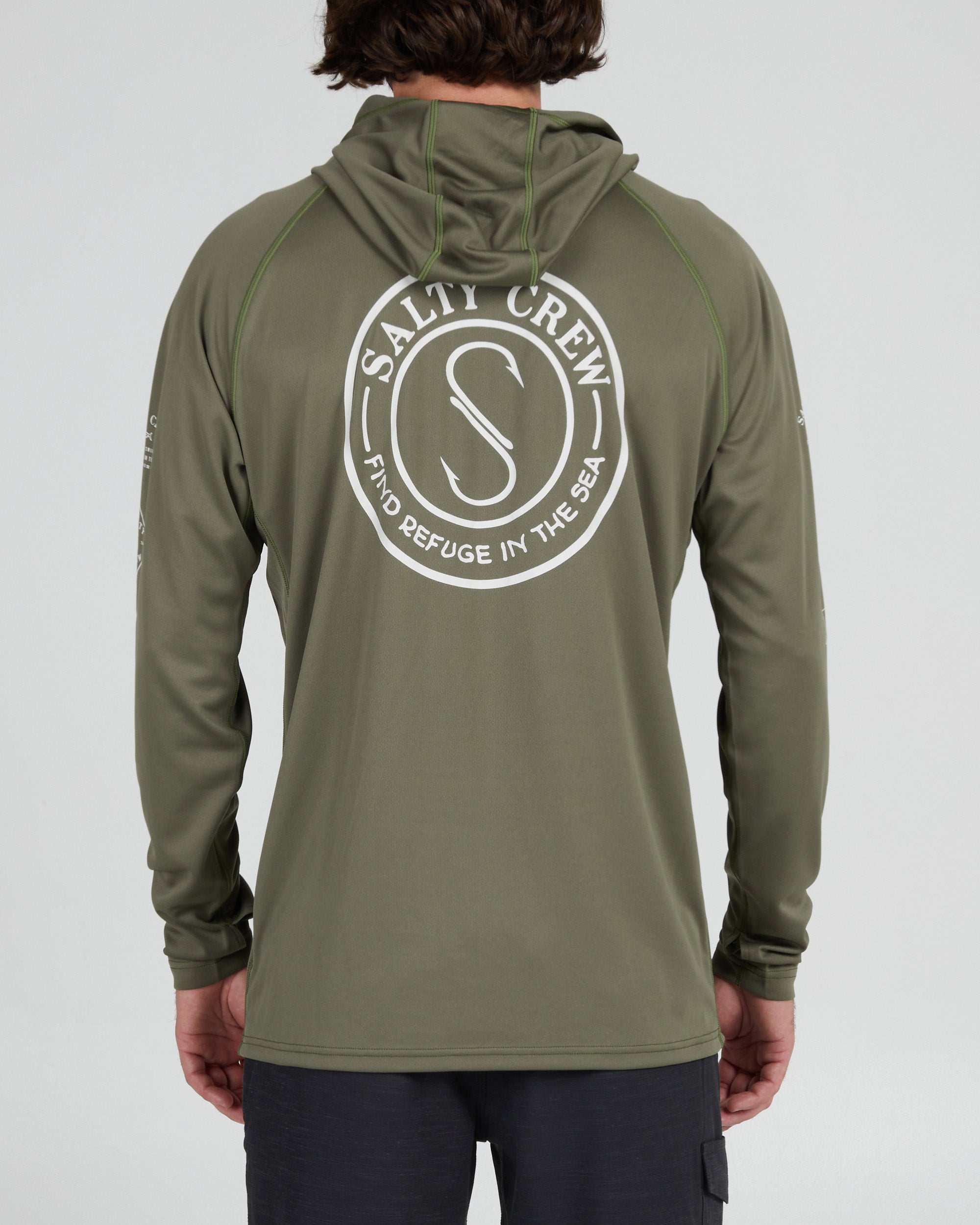 PALOMAR PINNACLE + HOOD - Olive | Salty Crew AU – Salty Crew Australia