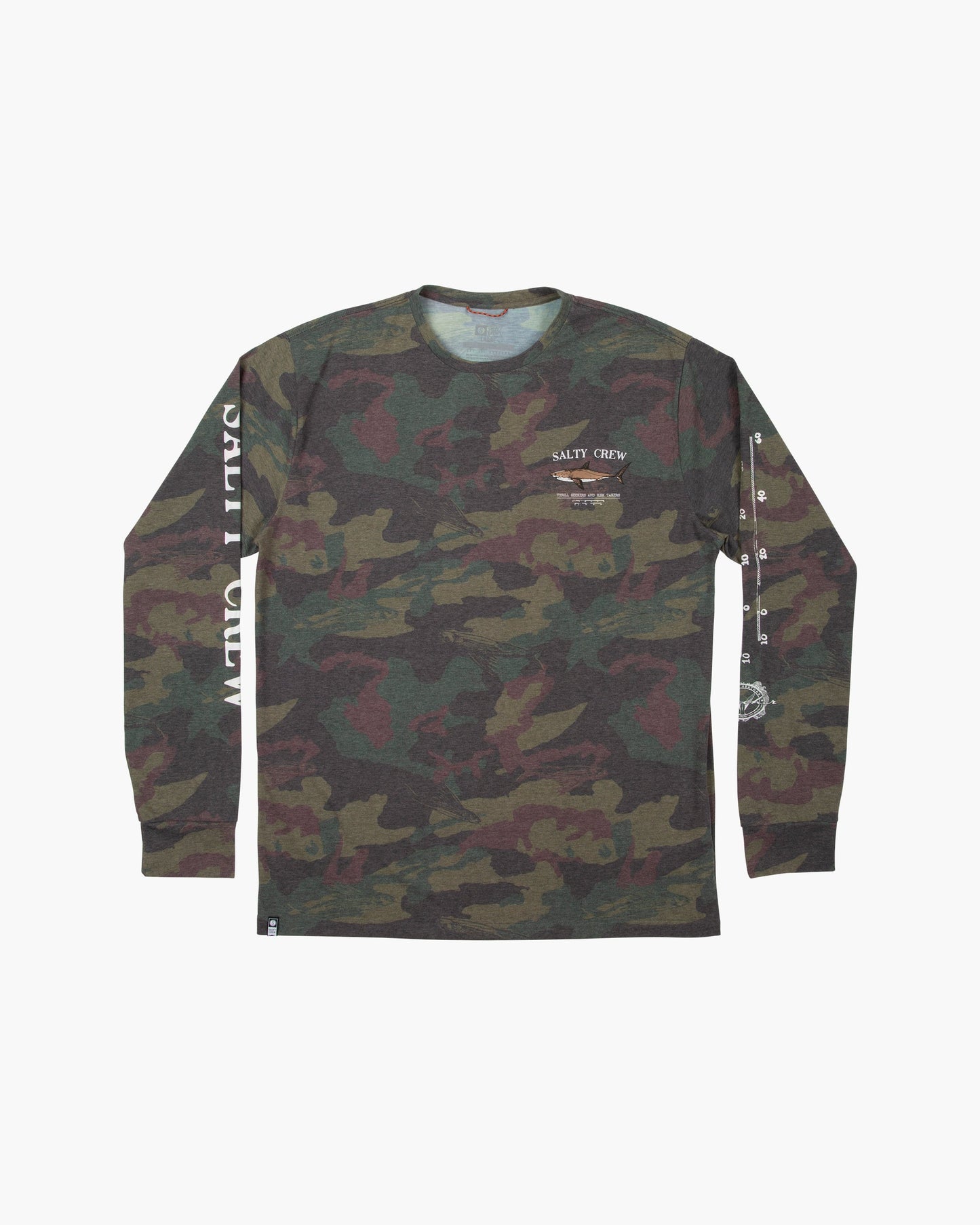 Bruce L/S Tech Tee - Camo - Salty Crew Australia