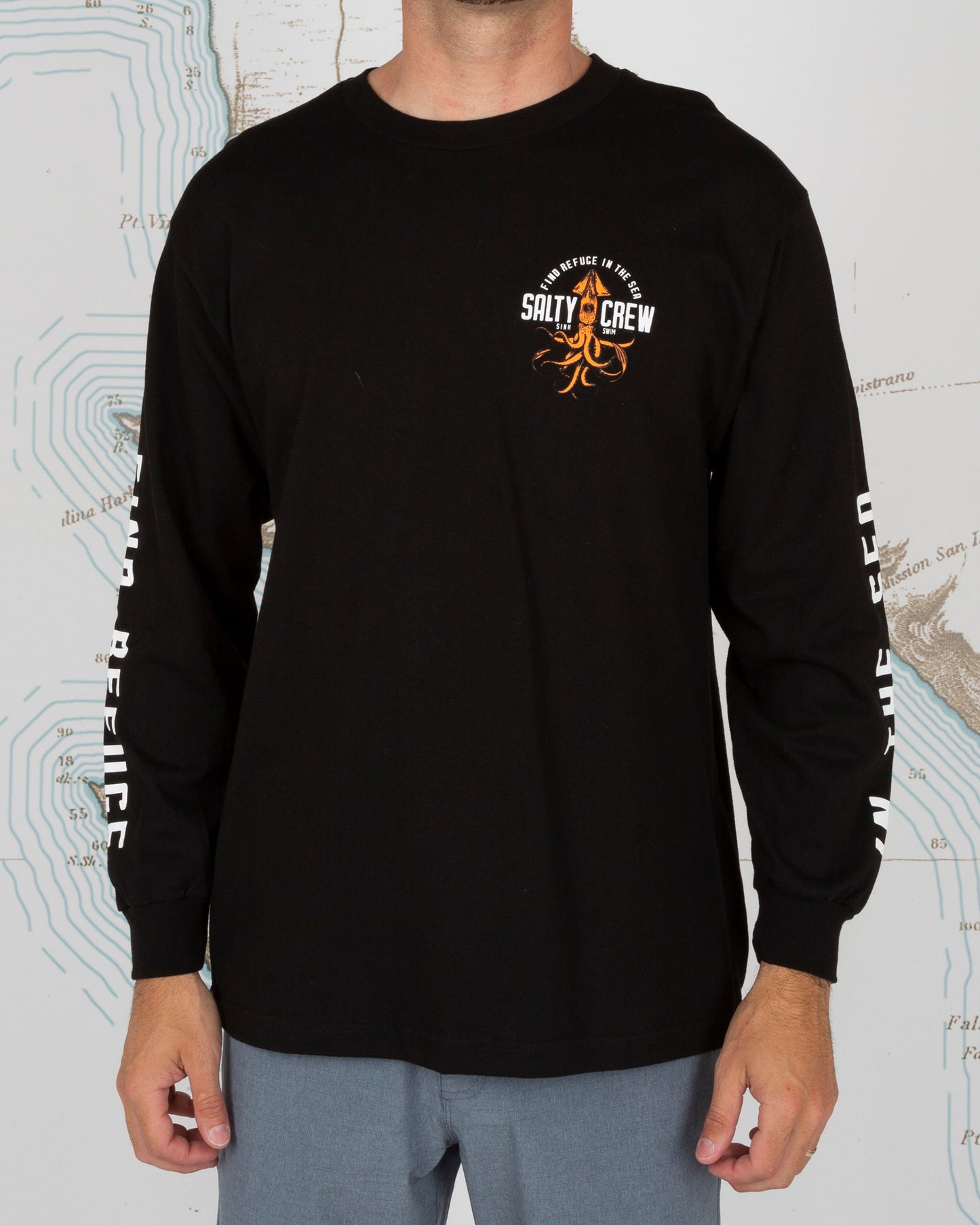 COLOSSAL PREMIUM L/S TEE - Black