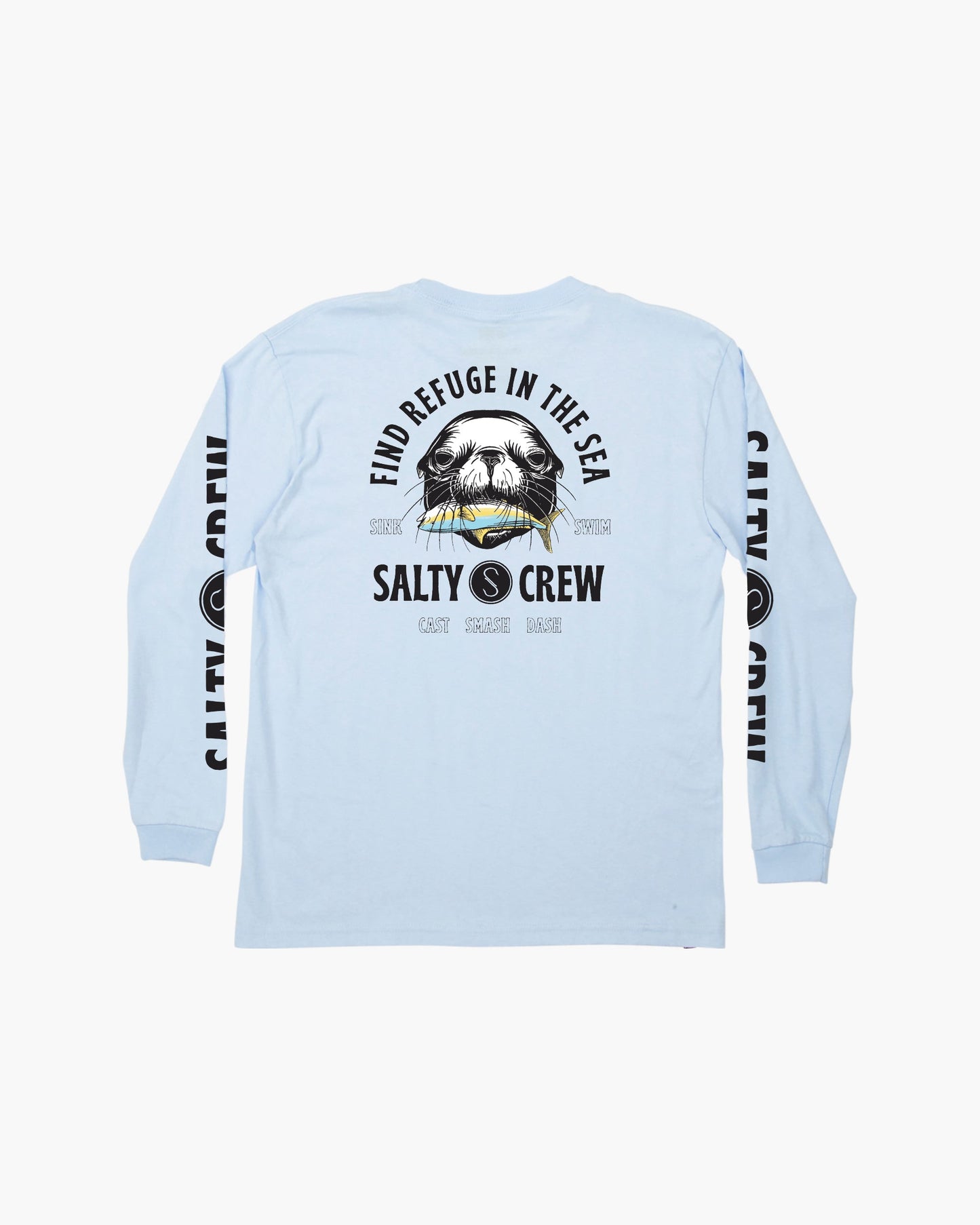 MOUTHFUL BOYS L/S TEE - Light Blue