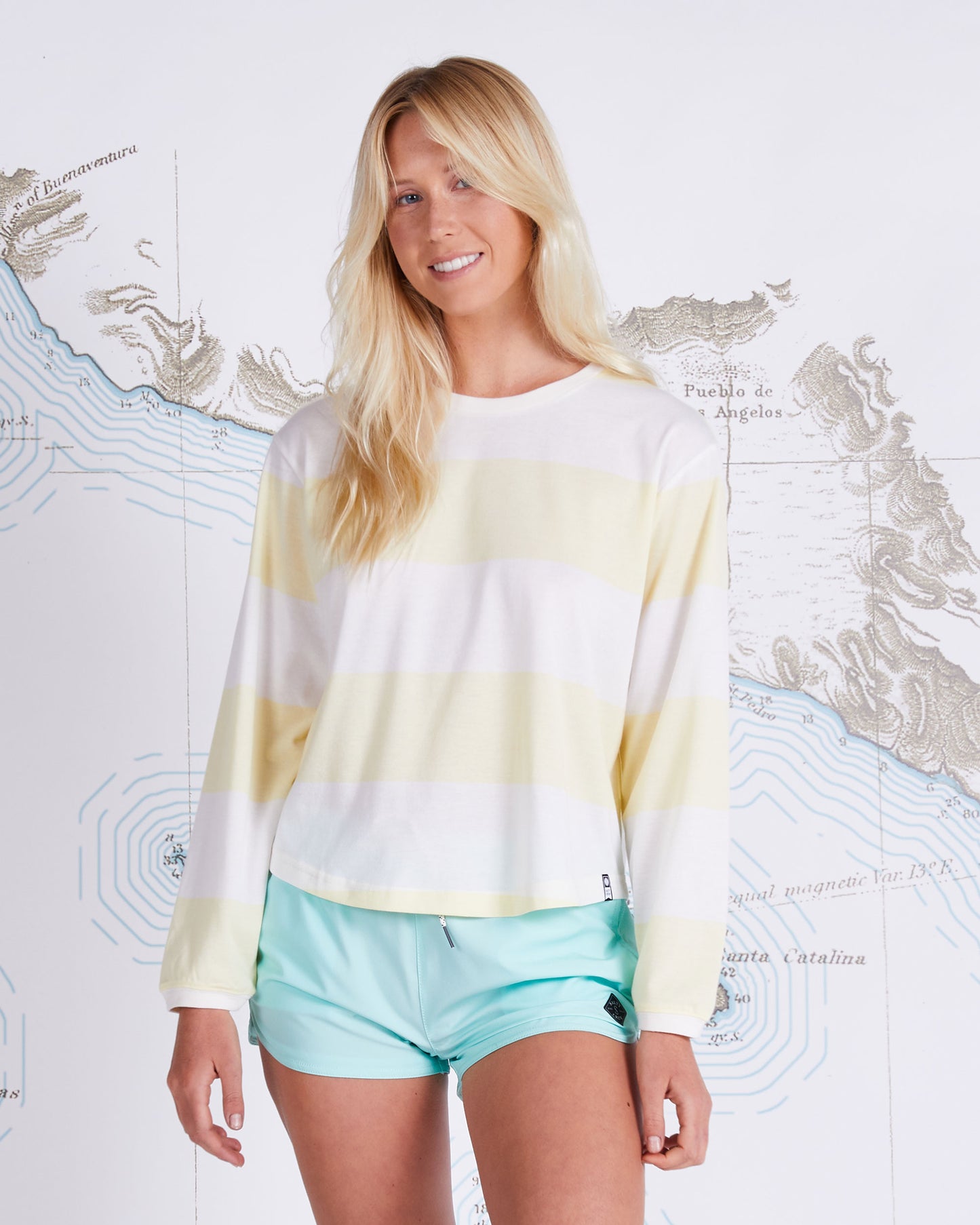TOP WATER MID WEIGHT LS - Banana