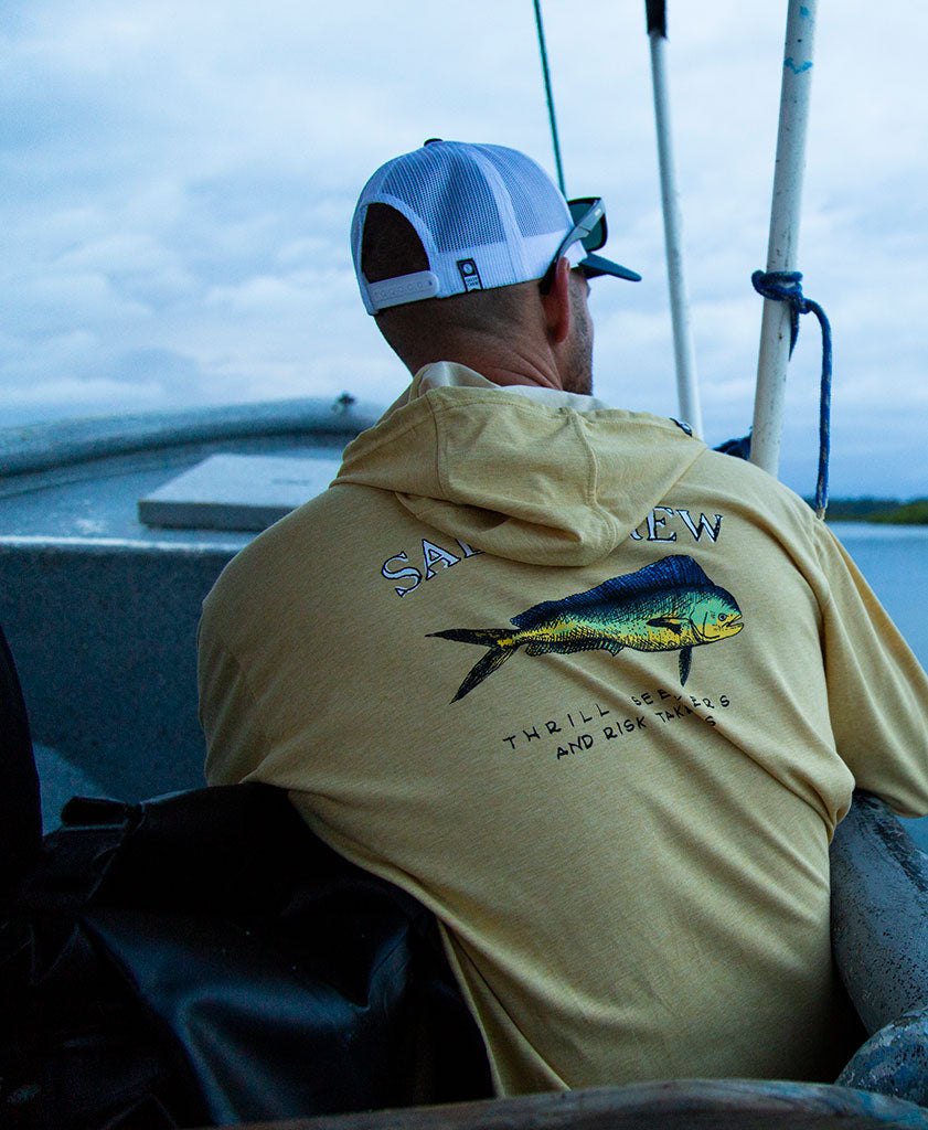 EL DORADO HOOD TECH TEE - Kelp Green